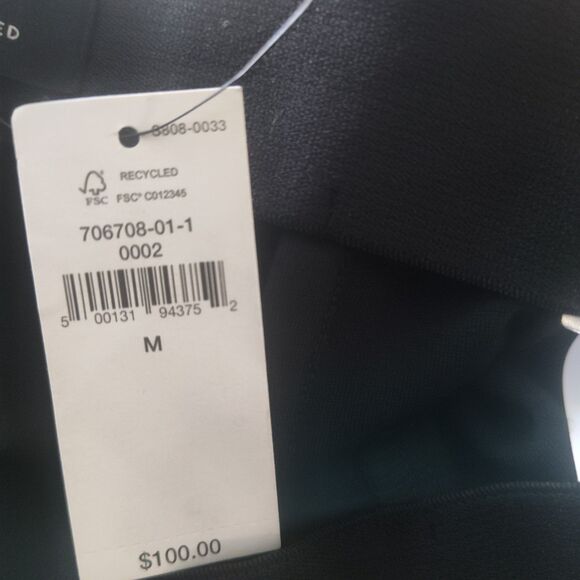 New Banana Republic Black High Rise Ponte Kick Cropped Bootcut Pants Size Medium - Picture 8 of 11